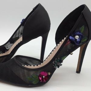 Betsey Johnson Jewel Mesh Heels- JEWE01S5